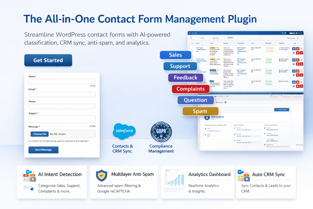 WORDPRESS CRM INTEGRATION & LEAD MANAGEMENT
