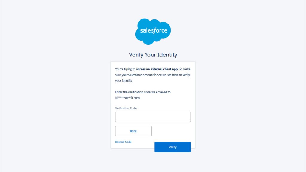Verify salesforce
